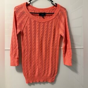 American Eagle Outfitters Coral Crew Neck Sweater